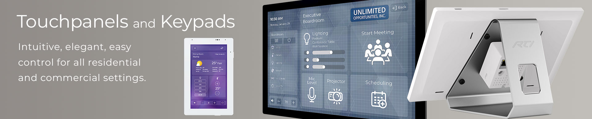 Touchpanels & Keypads