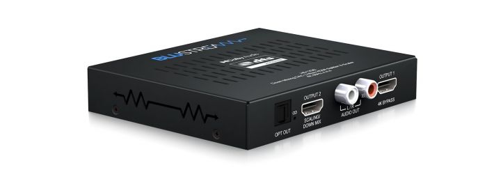 Down Mixing DAC 2 Way HDMI Splitter Scaler 4K 60Hz 4 4 4