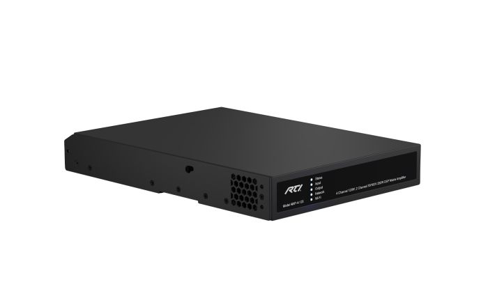 AMP-4-125 - 4 Channel 125W 4Ω/8Ω, 2 Channel 70/100V 250W DSP