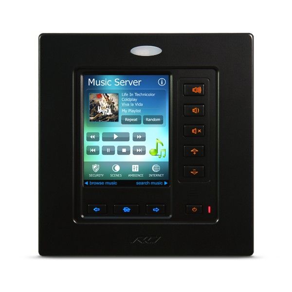 RK3-V 3.5 inch In-Wall Touchpanel Keypad
