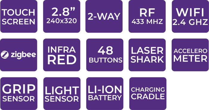 RTI T2X Remote Control | Touchscreen Remote Control | RTI