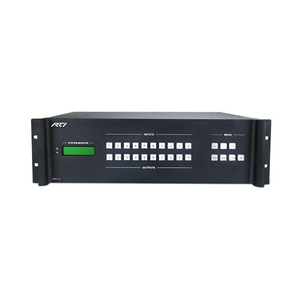 The VMX-16 is a high end 16 x16 Modular Video Matrix Chassis