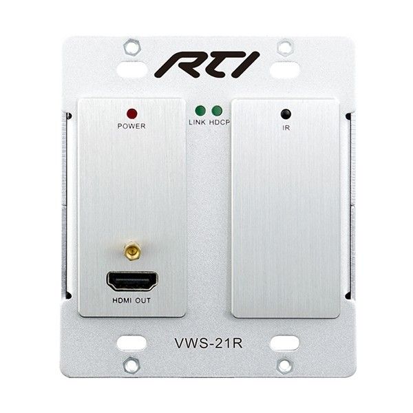 The VWS21R is a highend HDBaseT Wall Plate Receiver